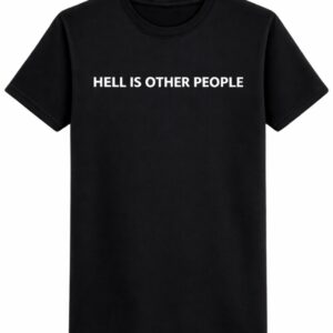 Camiseta Oversized Hell Is Other People (White)