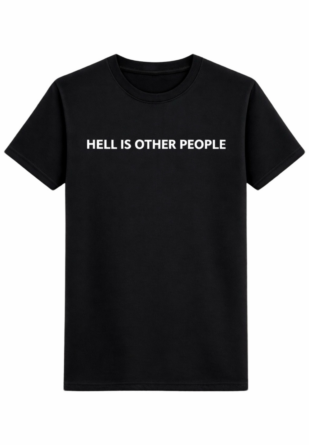Camiseta Oversized Hell Is Other People (White)